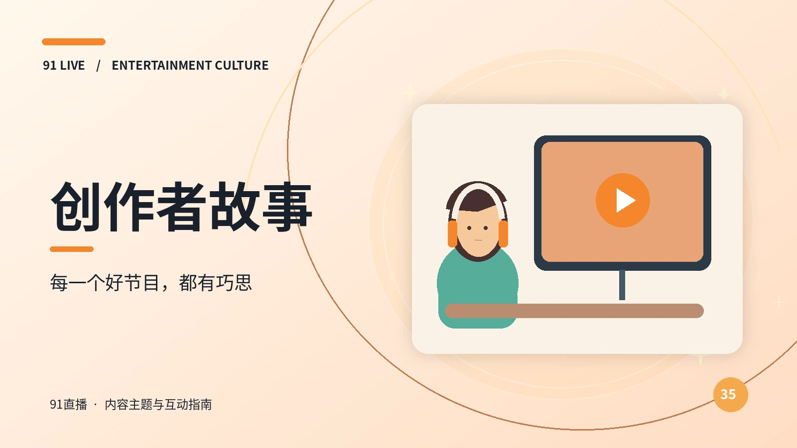 创作者故事视觉素材